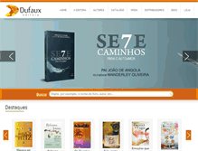 Tablet Screenshot of editoradufaux.com.br